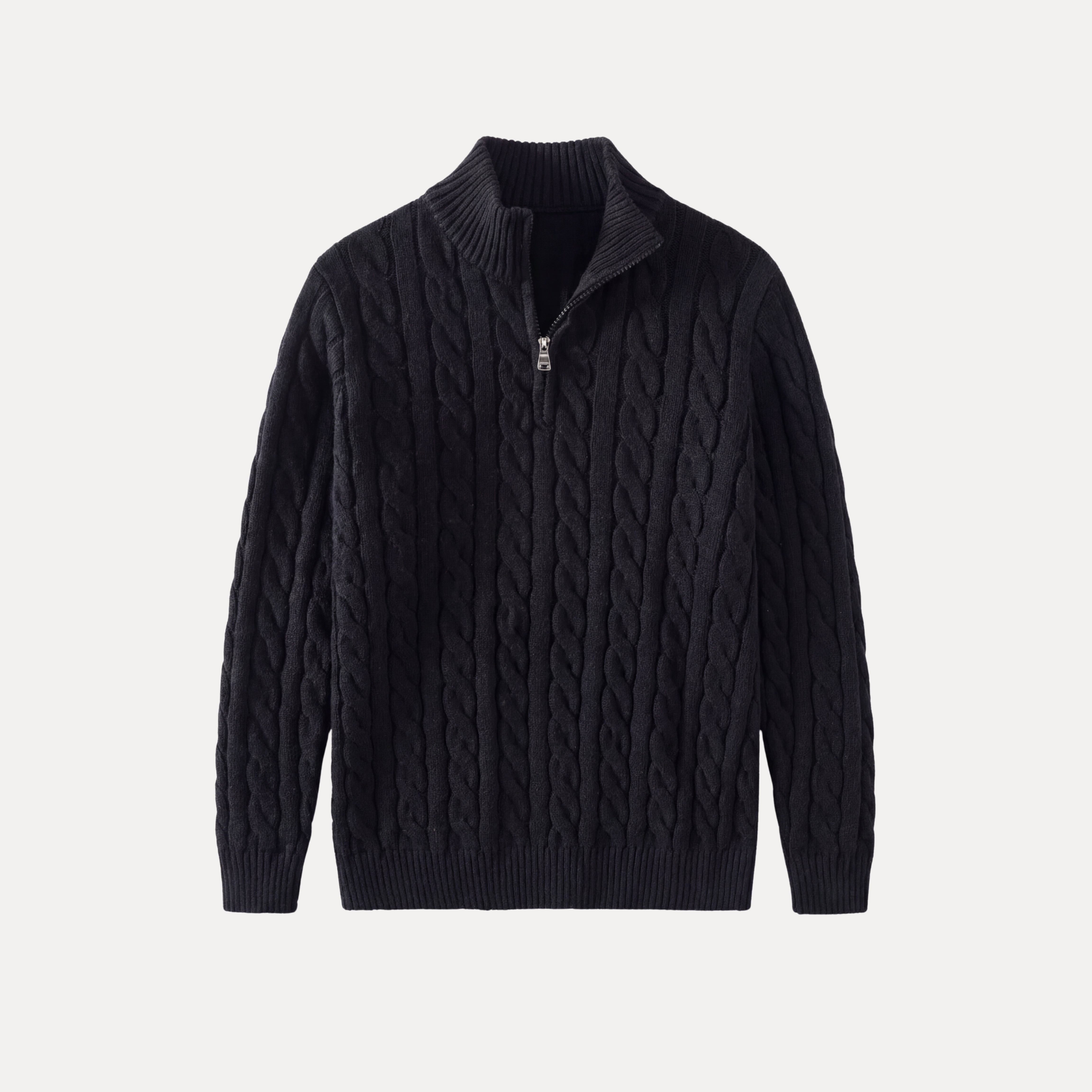 Arden Cable Zip Sweater