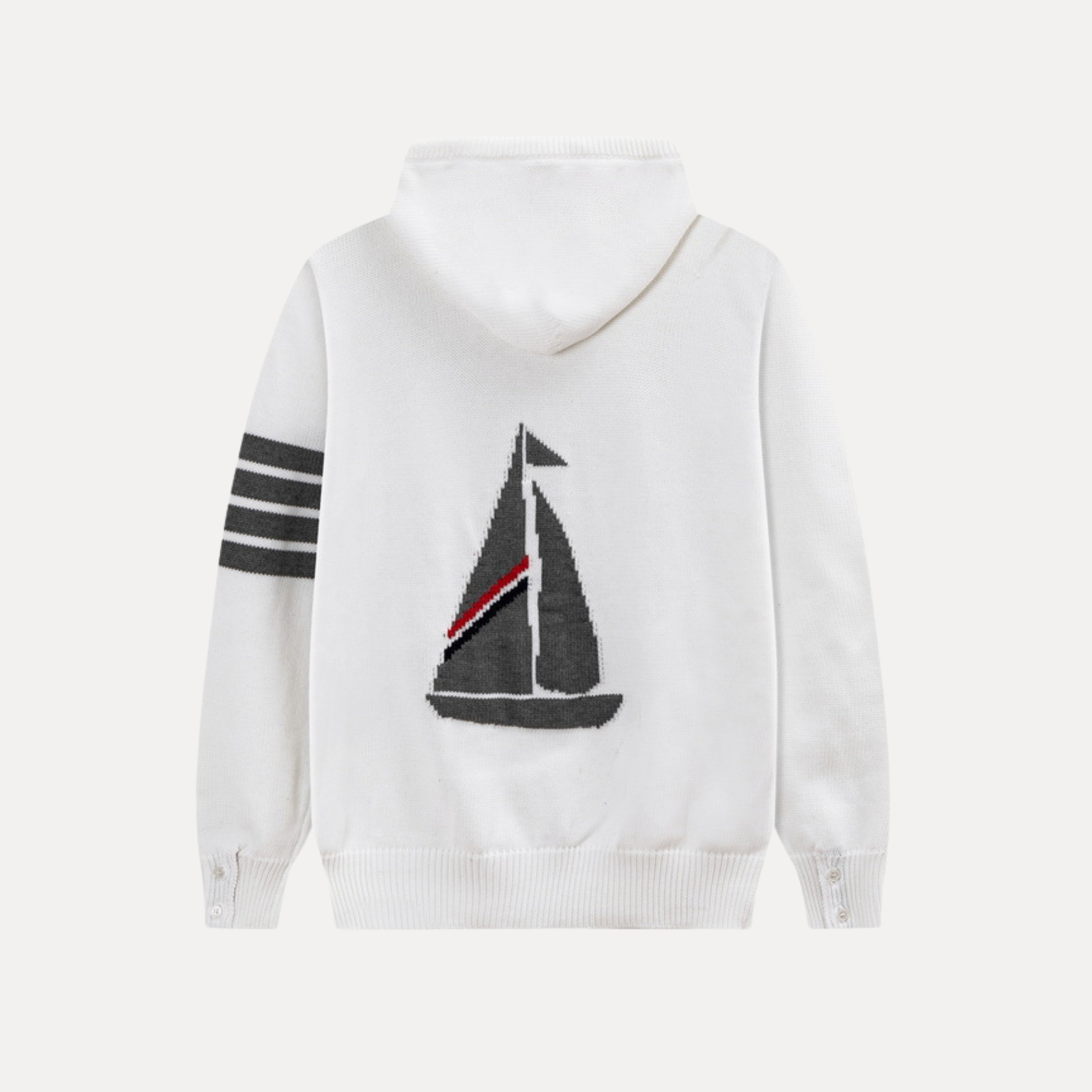 Sailboat Knit Hoodie