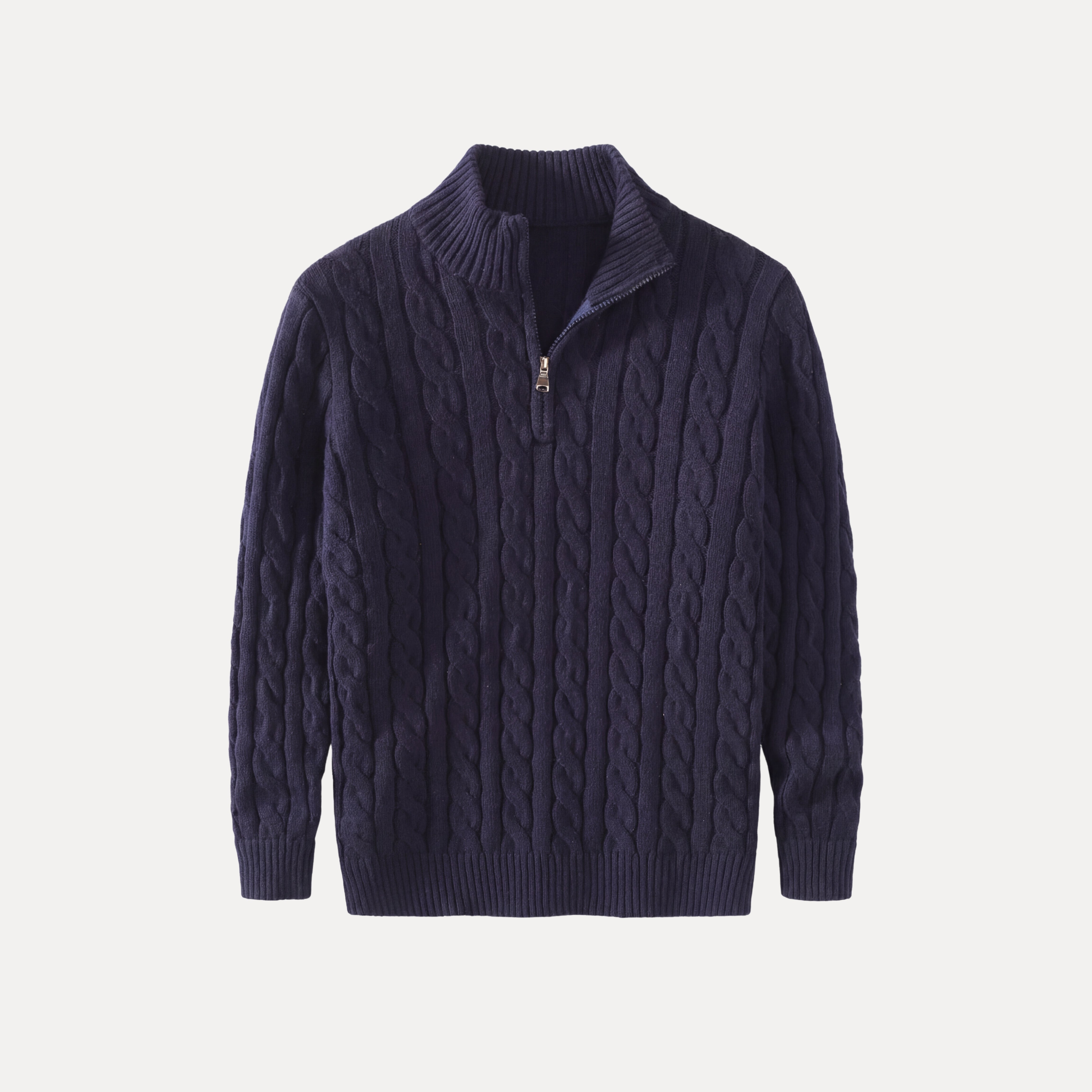 Arden Cable Zip Sweater