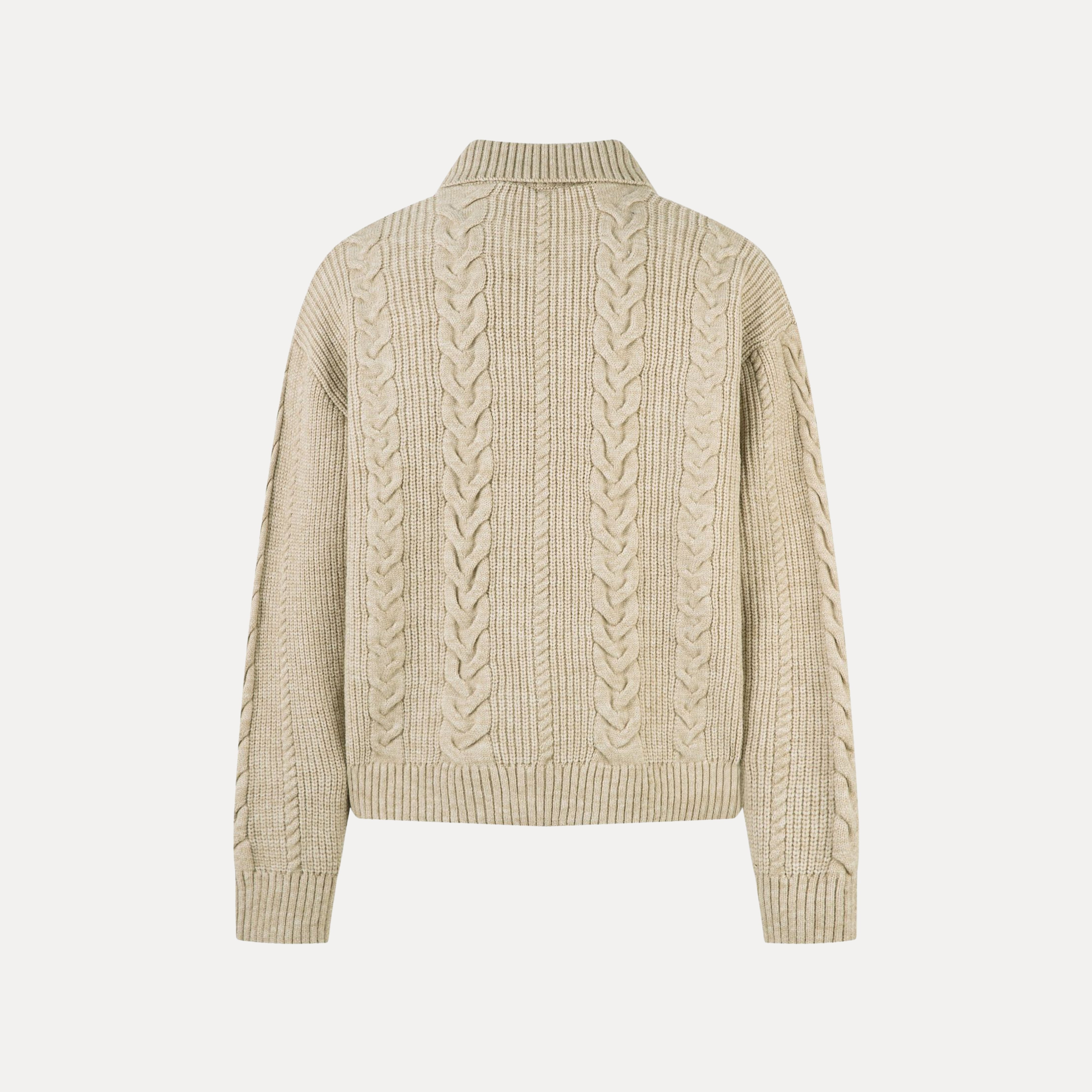 Everest Cable Zip Sweater