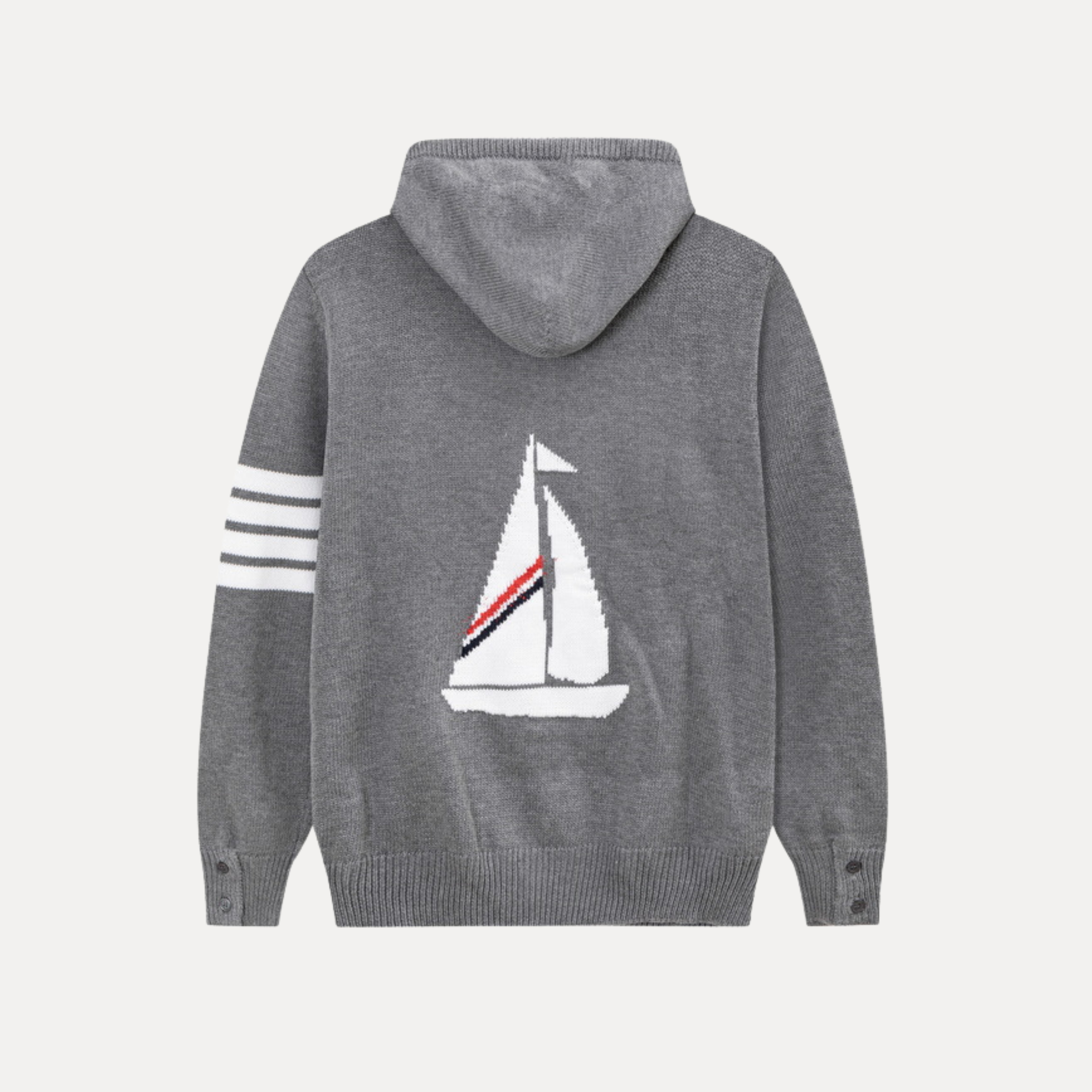 Sailboat Knit Hoodie