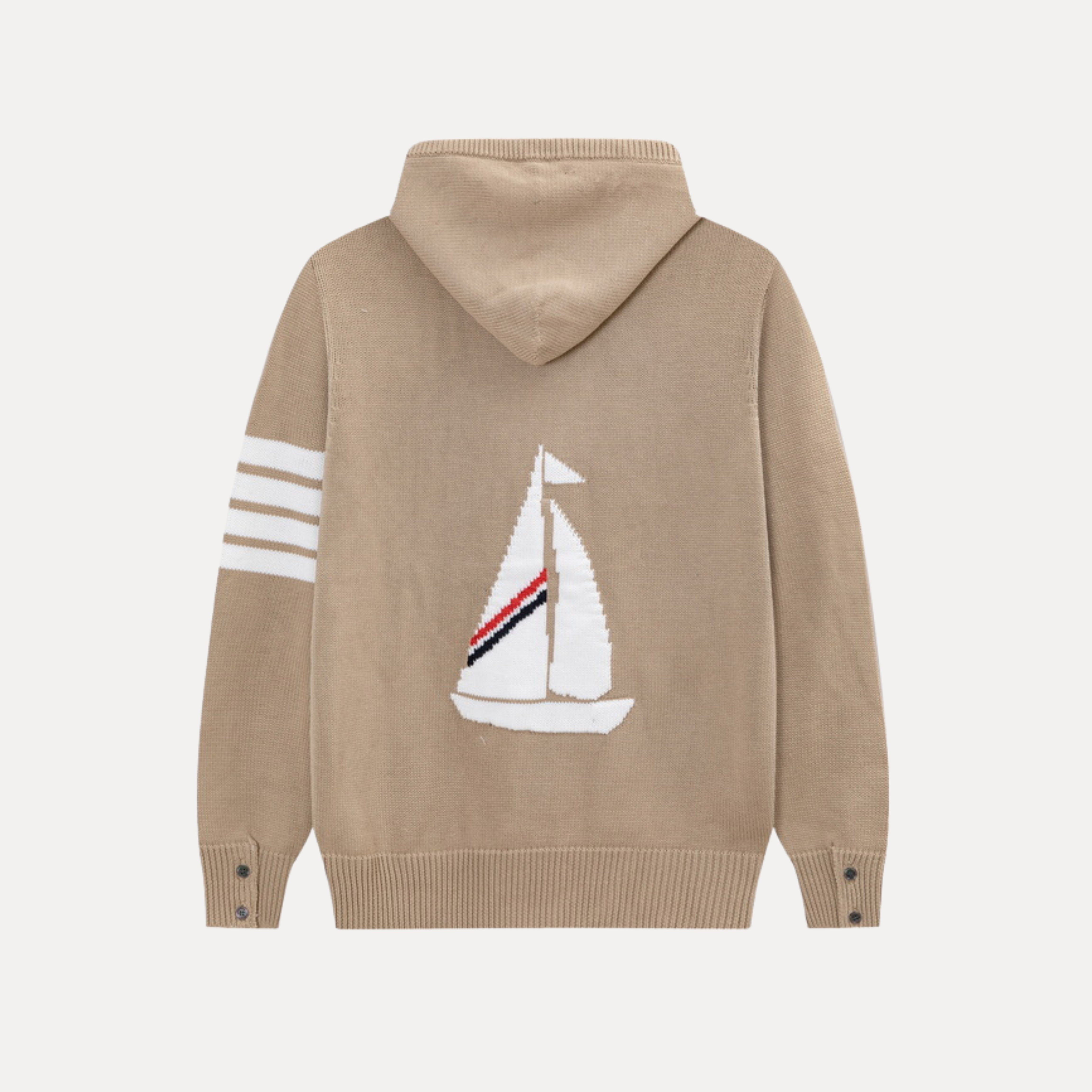 Sailboat Knit Hoodie