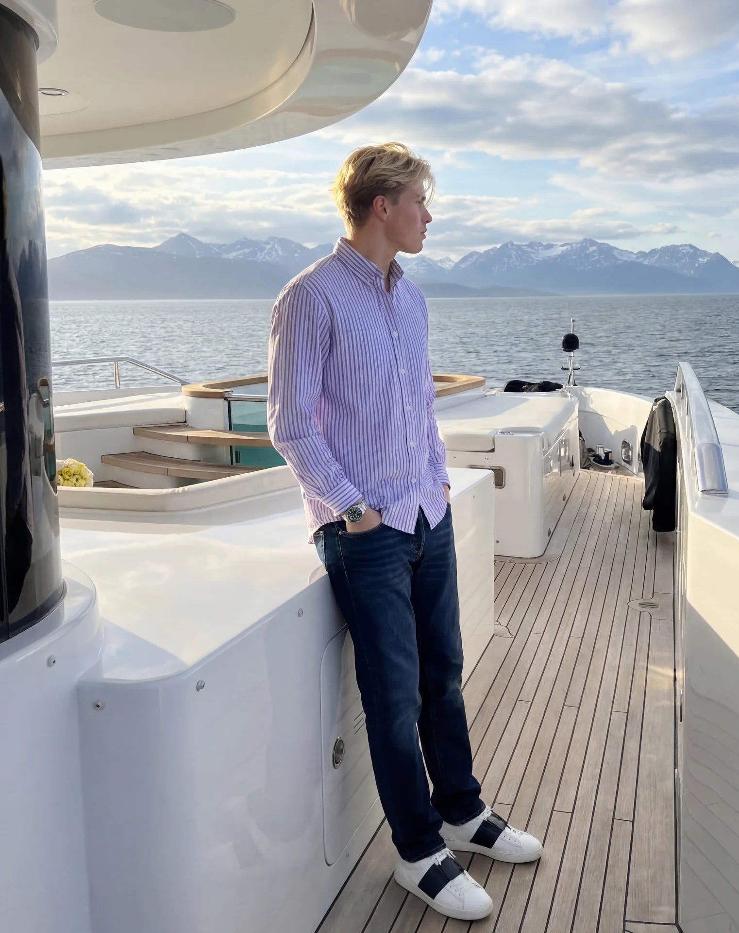 Striped Button Shirt